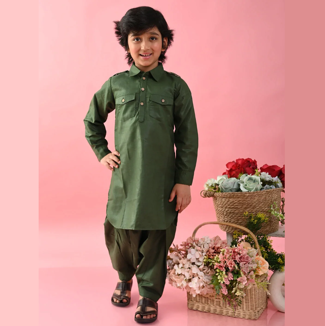 Trendy Boys Indian Wear Boys suits and Pyjama Kurta with Jacket Mitthu Kids Ethnic Wear