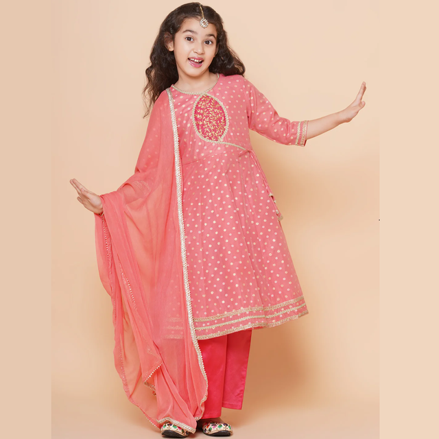 Kurta Sets with Pant Palazzo Mitthu Kids Ethnic Wear